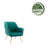 16.3'' H Velvet Upholstered Armchair-471941780