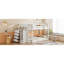 Lit superposé simple au-dessus de simple avec 4 tiroirs et 3 tablettes-1299983379