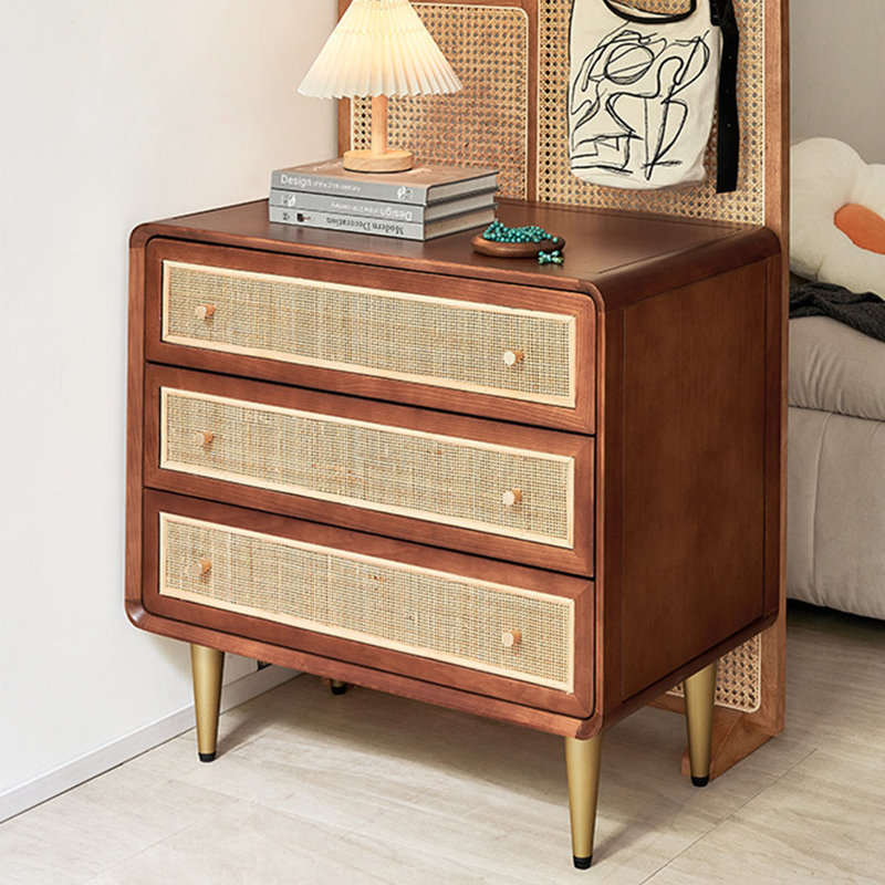 Retro minimalist drawer storage cabinet