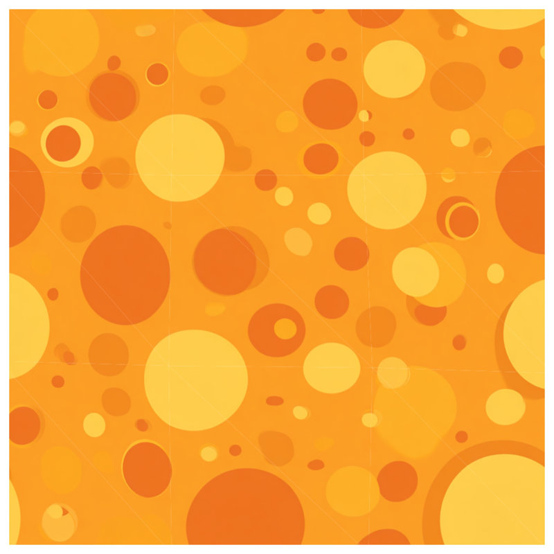 Circles Fleece Throw Blanket - Abstract Throws for Sofas or Beds, 60" L x 51" W, Orange Polka Dots