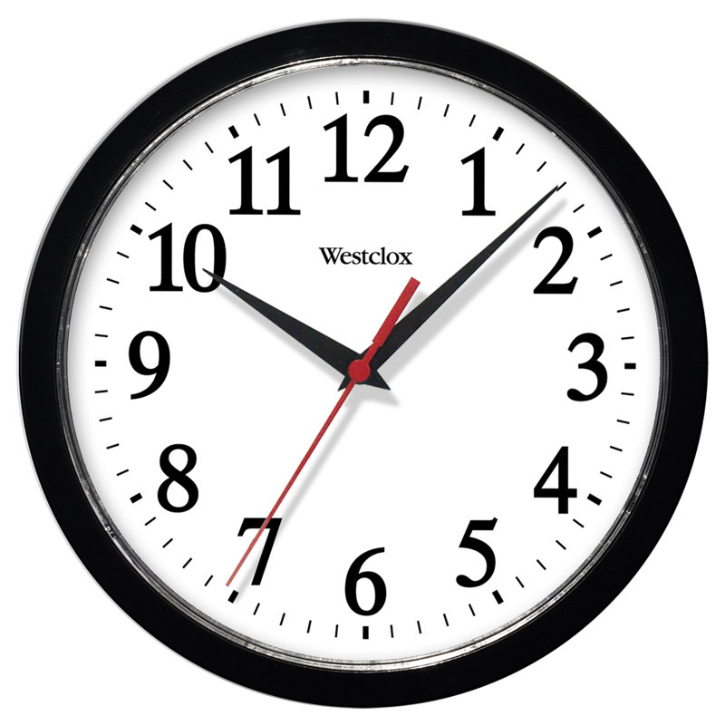 Newbury Wall Clock, Black