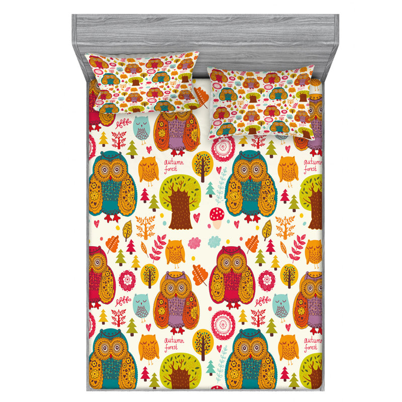 Microfiber Sheet Set, Queen Sheet Set with Fitted Sheet