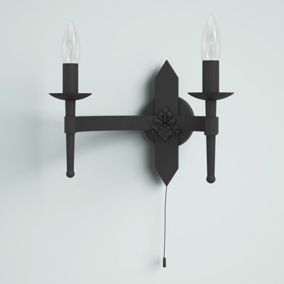 Eastbourne Mild Steel Candle Wall Light