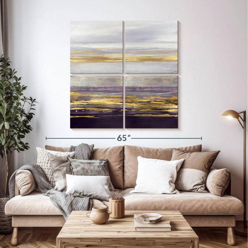 Avery Amethyst Reflections I, 45" H x 45" W