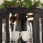 Vitrine de coin lumineuse - étagère en verre avec portes en verre trempé, tablettes réglables et ampoule à perles incluse - armoire de bar idéale pour la décoration intérieure-884333280-887629080-888034812