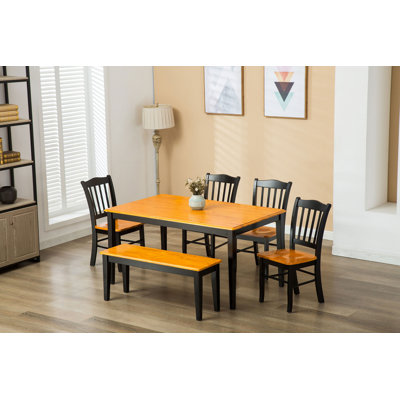 Weldy Solid Wood Bench