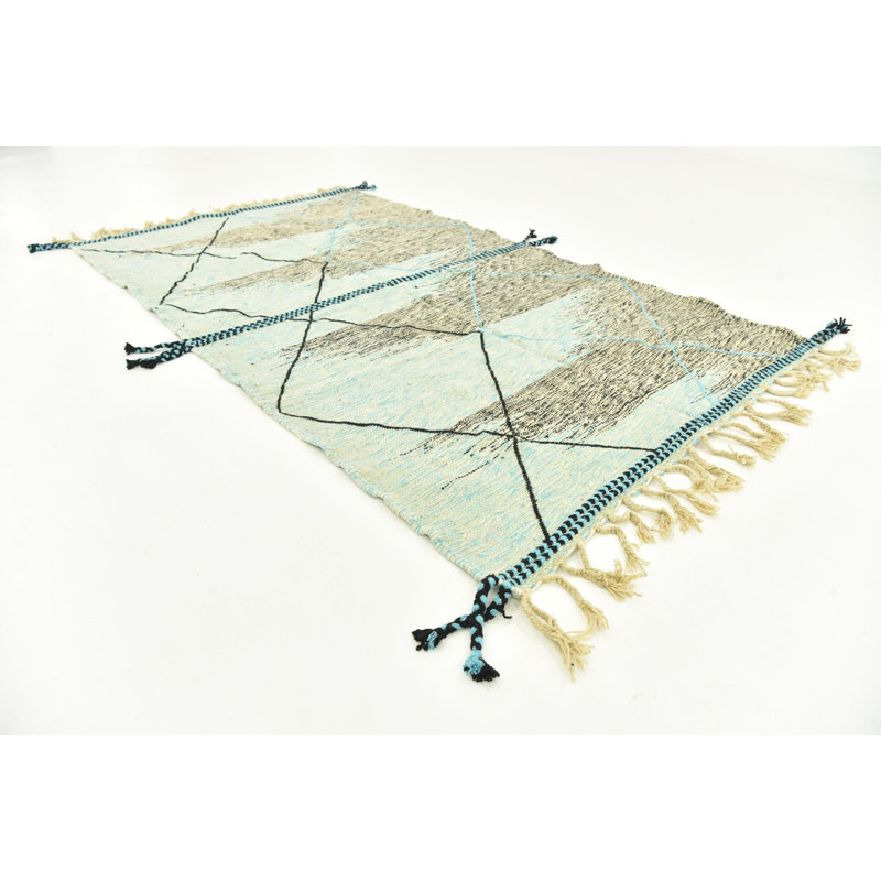 Tapis bleu clair Julian