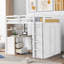 Lit mezzanine avec tiroirs, bureau et garde-robe-16300284