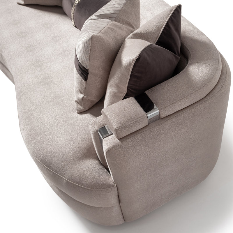 Carmela Sofa, 28.5" H x  85.5" W x  37.5" D, 3