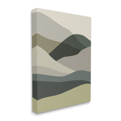 «Abstract Alternating Hills Wraraps Canvas» par Lil 'Rue sur
