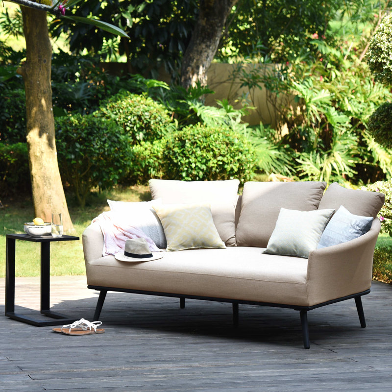 Loveland Outdoor Fabric Daybed, Taupe