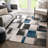 Cillan Modern Geometric Boxes 3D Textured Rug-124526602-40096835