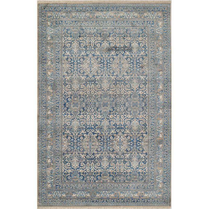 Tapis oriental en polyester Velay, Rectangle 2 pi x 3 pi
