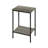 3 Pcs Metal Coffee Table Set In Grey-1658874605