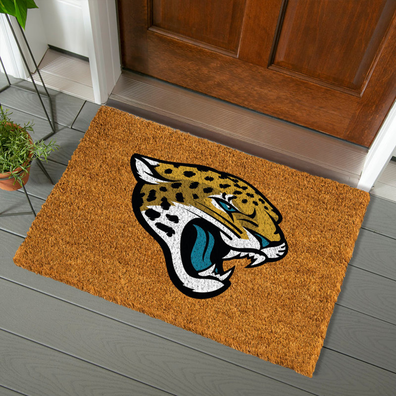 Jacksonville Jaguars Large Full Color Coir Mat, 36"x24"