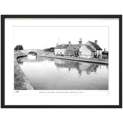 Great Linford, Black Horse Bridge C1965 by Francis Frith - Single Picture Frame Print
