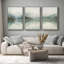 Art mural encadré, rétro, antique, classique pour chambre à coucher - 16 po x 24 po x 3 panneaux-1779860831-1779860828