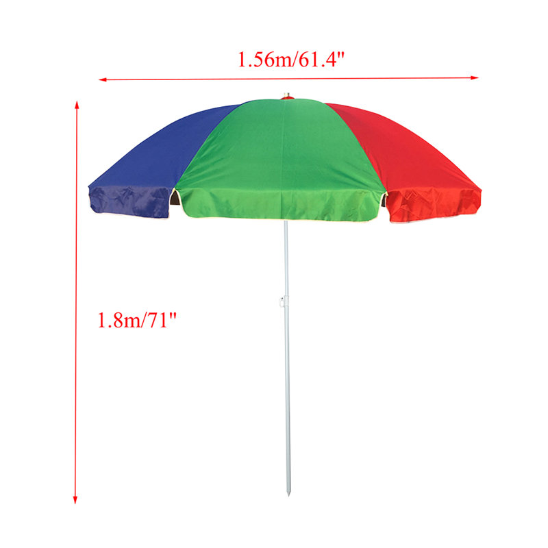 Aukievah 180cm Beach Parasol