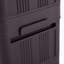Armoire de rangement pliante latérale de 20 po de large, 5 niveaux, 19,69 po x 11,81 po x 50,00 po, bacs de rangement pliables avec porte magnétique, armoire de rangement en plastique avec roues