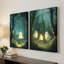 2 Piece Wrapped Canvas Wall Art-602841385