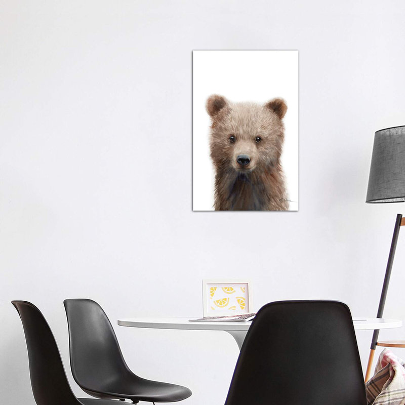 Grizzly Bear Cub - Wrapped Canvas Painting, 101.6 cm H x 66.04 cm W x 3.175 cm D