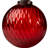 4'' Geometric Glass Annual Ornament Ball Ornament
