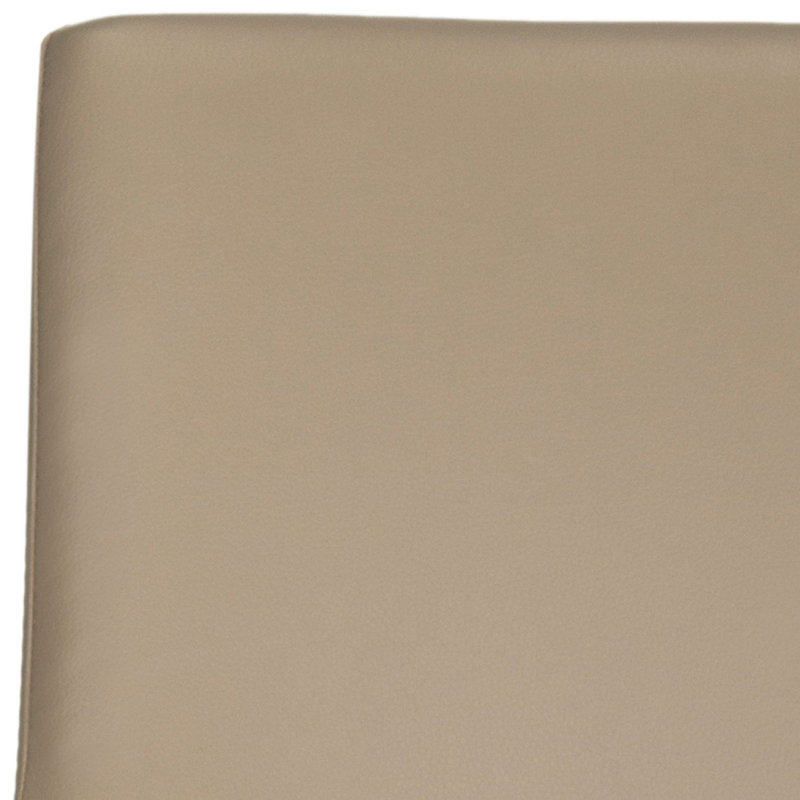 20'' H Metal Armchair, Taupe Velvet