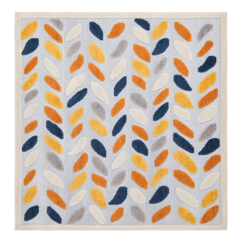 Oranjestad Aruba Indoor/Outdoor Rug, Square 5'3"