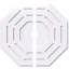 Médaillon de plafond contemporain en PVC Westin-36078445