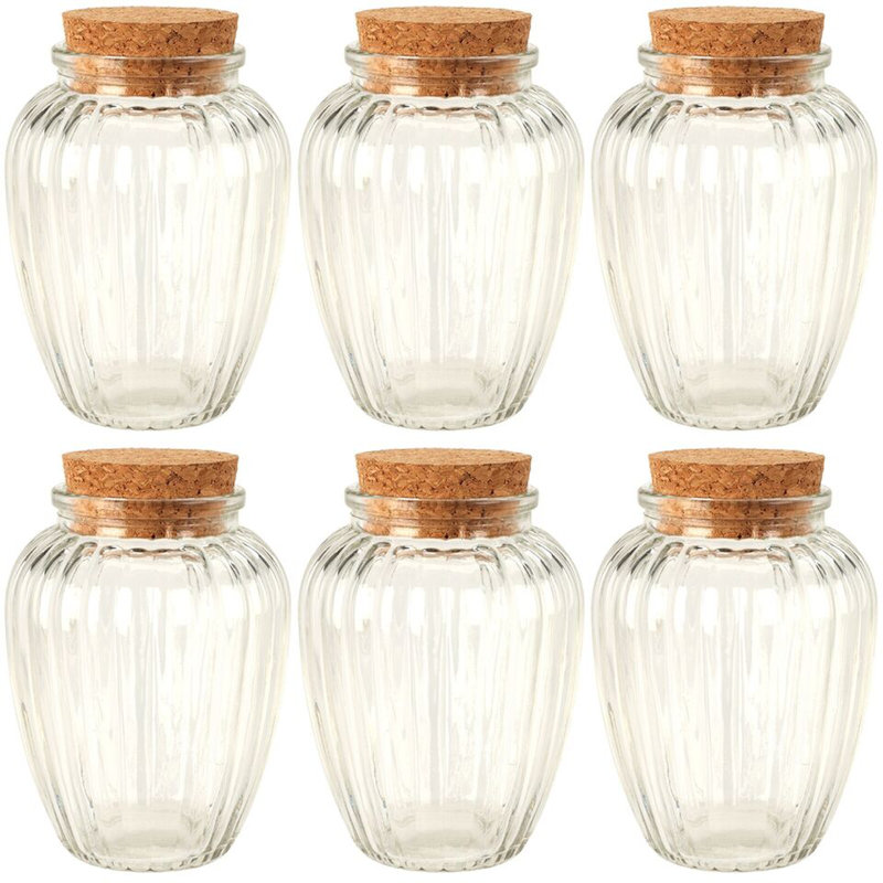 Glass Jar - Set of 6