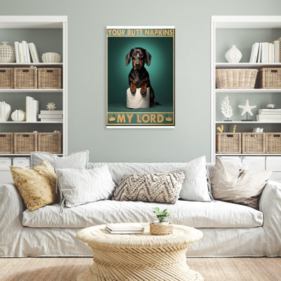 Dachshund vos fesses serviettes My Lord