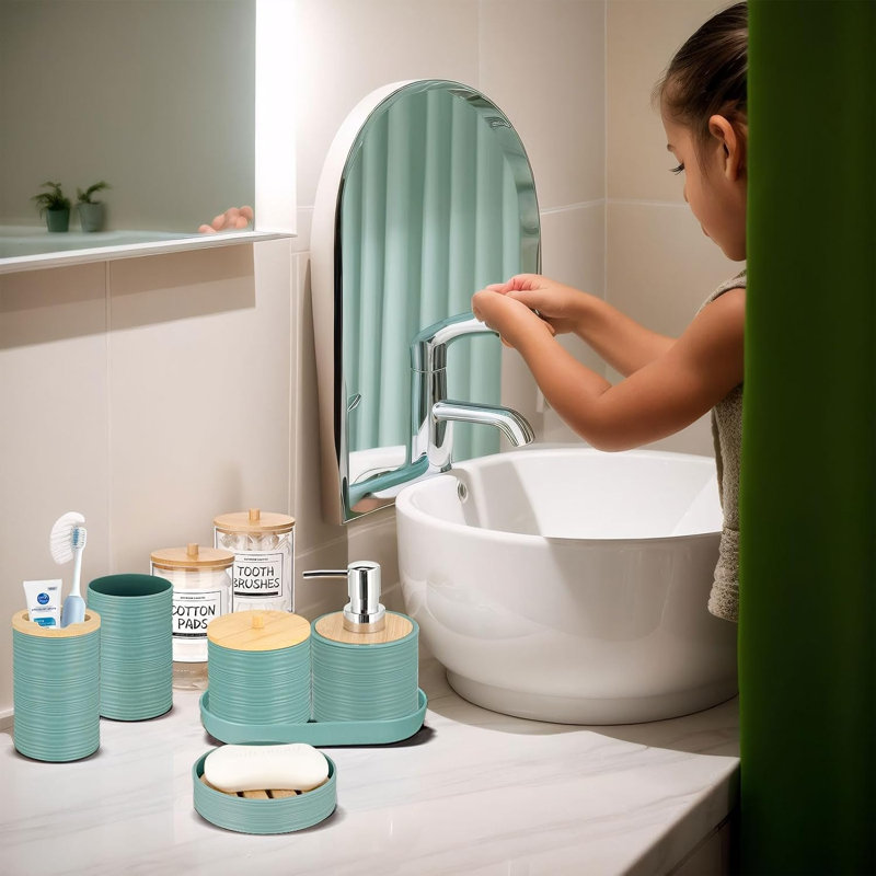Bathroom Accessory Set Bathroom Tray Tumbler