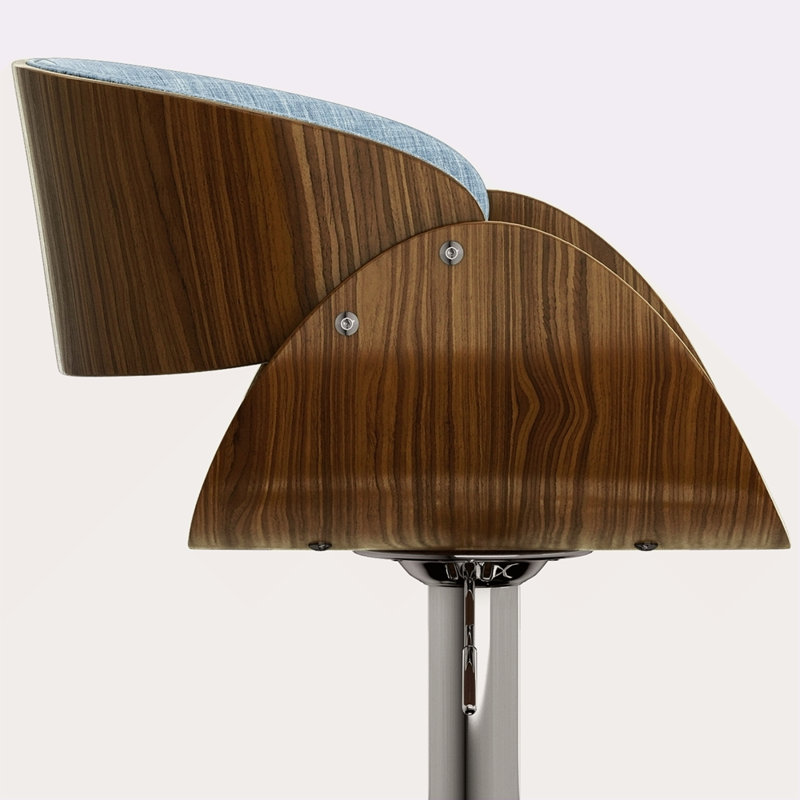 Tabouret de bar pivotant réglable