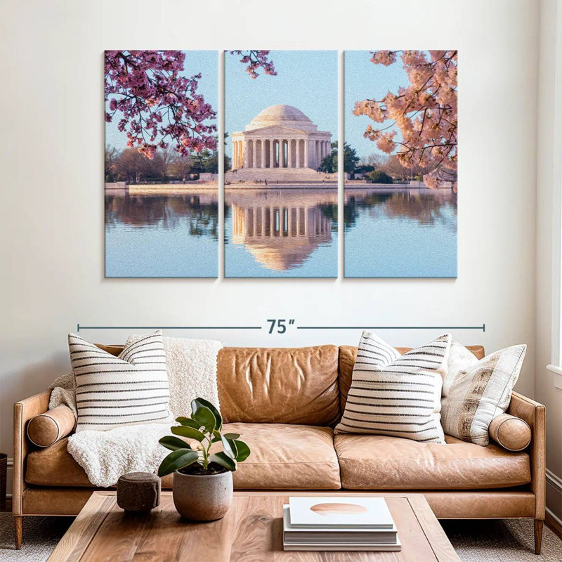 Historic Jefferson Memorial, 42" H x 65" W