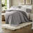 Reversible Tencel Cooling Bedding Sets, Oversized Comforter, Gray, Modern Design