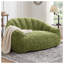 Pouf géant, canapé, 140 x 98 x 61 cm, tissu en peluche, salon moderne-1377980088