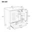 Meuble-lavabo 30 po avec lavabo style rétro, espace de rangement multifonctionnel, tablette de porte, porte à fermeture en douceur, vert