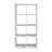 Smart Cube 8-Cube Organizer Storage with Opened Back Shelves,2 X 4 Cube Bookcase Book Shleves for Home, Office-842199848