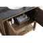 Base de meuble-lavabo simple 35,25 po en noyer Dallan