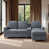 Grey Chenille