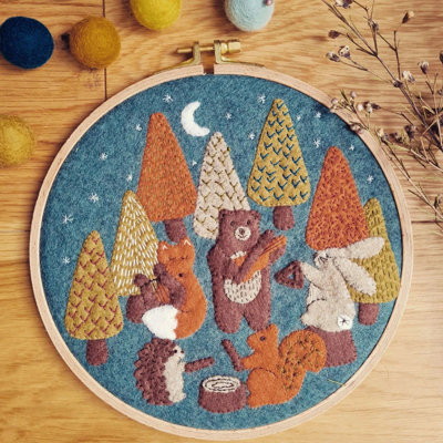 Woodland Melody Applique Felt Kit APPMEL1O