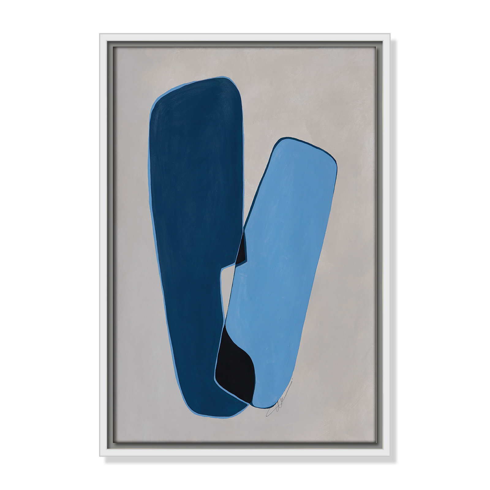 In Unity Collection "In Unity II" Print, 19.5" H x 13.5" W x 2" D, White Framed