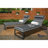 Sameko Aluminum Frame Outdoor Chaise Lounge Set with Sunbrella® Cushions-31717313-31717320