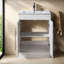 Meuble-lavabo simple 24 po avec plateau en céramique Devpal