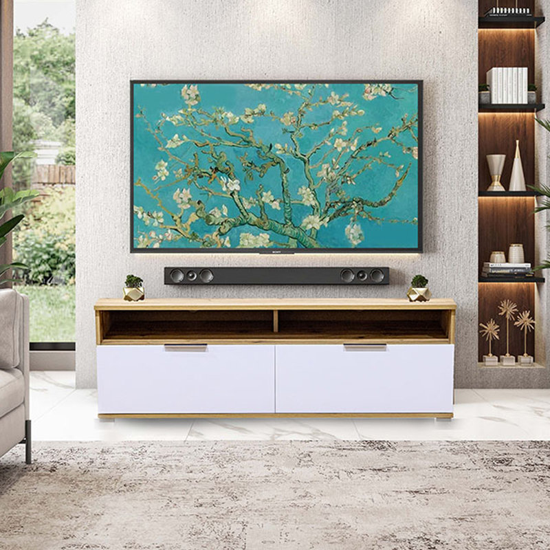 Zlata TV Console.  Accommodates up to a 60" TV  RTA construction