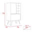 Buffet Manhattan L, huit porte-bouteilles encastrés, porte simple gris clair
