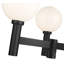Tête de lanterne noire 3 lumières Milliken-260251315-260251314