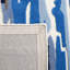Tapis bleu / ivoire en laine / coton touffeté à la main Rodeo Drive-1810695745