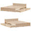 Solid Wood Storage Bed-695199891