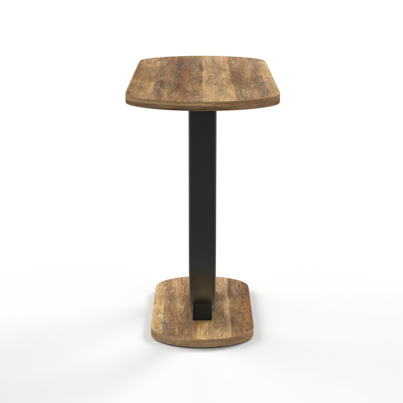 Table de canapé ovale avec base en U Purifoy